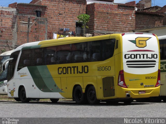 Empresa Gontijo de Transportes 18060 na cidade de Natal, Rio Grande do Norte, Brasil, por Nícolas Vitorino Lopes. ID da foto: 3318036.