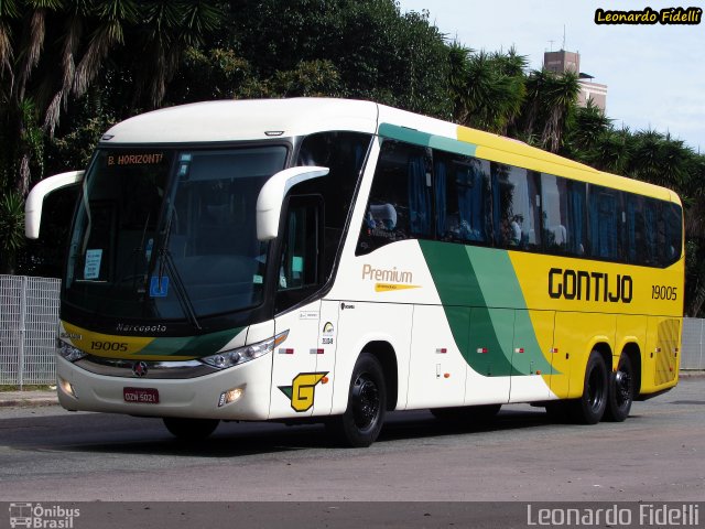 Empresa Gontijo de Transportes 19005 na cidade de Curitiba, Paraná, Brasil, por Leonardo Fidelli. ID da foto: 3321813.