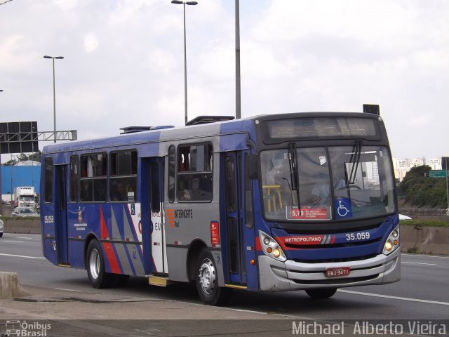 Real Transportes Metropolitanos 35.059 na cidade de São Paulo, São Paulo, Brasil, por Michael  Alberto Vieira. ID da foto: 3320839.