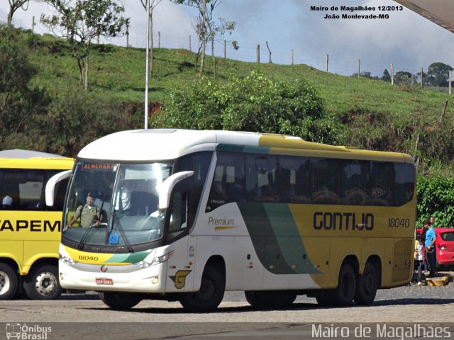 Empresa Gontijo de Transportes 18040 na cidade de João Monlevade, Minas Gerais, Brasil, por Mairo de Magalhães. Número da foto: #3321056.