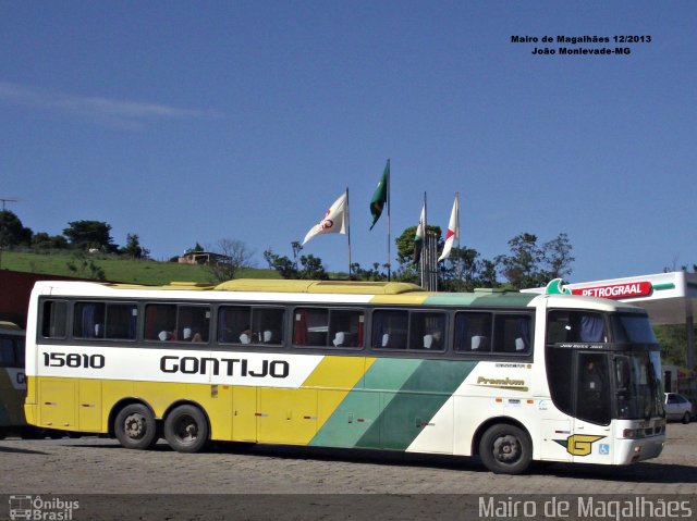 Empresa Gontijo de Transportes 15810 na cidade de João Monlevade, Minas Gerais, Brasil, por Mairo de Magalhães. Número da foto: #3321074.