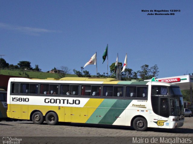 Empresa Gontijo de Transportes 15810 na cidade de João Monlevade, Minas Gerais, Brasil, por Mairo de Magalhães. ID da foto: 3321074.