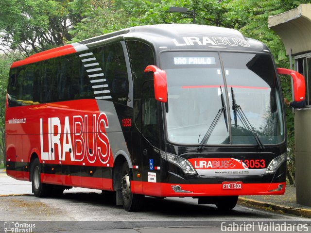 Lirabus 13053 na cidade de São Paulo, São Paulo, Brasil, por Gabriel Valladares. Número da foto: #3320558.