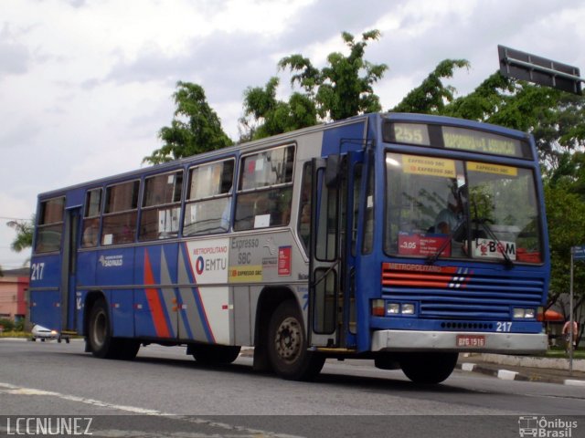 Expresso SBC 217 na cidade de São Bernardo do Campo, São Paulo, Brasil, por Luis Nunez. Número da foto: #3321817.