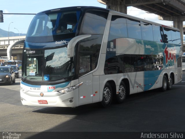 Auto Viação 1001 RJ 108.589 na cidade de Rio de Janeiro, Rio de Janeiro, Brasil, por Anderson Silva. Número da foto: #3320198.