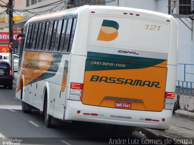 Viação Bassamar 121 na cidade de Juiz de Fora, Minas Gerais, Brasil, por André Luiz Gomes de Souza. Número da foto: #3321845.