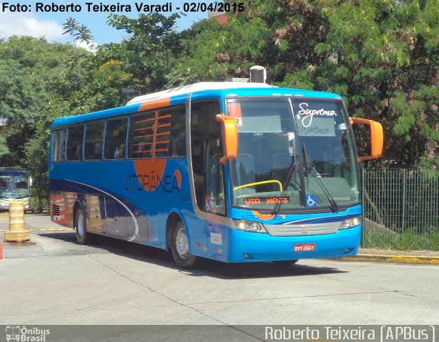 Litorânea Transportes Coletivos 5087 na cidade de São Paulo, São Paulo, Brasil, por Roberto Teixeira. Número da foto: #3322062.