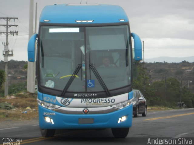 Auto Viação Progresso 6244 na cidade de Santo Estêvão, Bahia, Brasil, por Anderson Silva. Número da foto: #3320214.