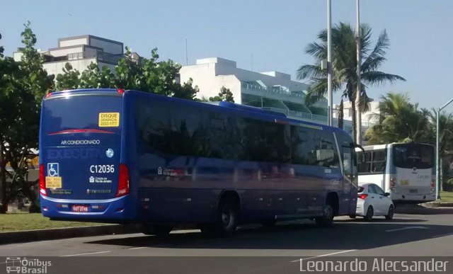 Expresso Recreio C12036 na cidade de Rio de Janeiro, Rio de Janeiro, Brasil, por Leonardo Alecsander. Número da foto: #3319958.