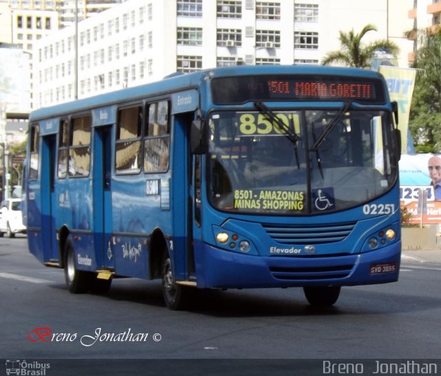 Belo Horizonte Transporte Urbano > Viação Real 02251 na cidade de Belo Horizonte, Minas Gerais, Brasil, por Breno  Jonathan. Número da foto: #3321165.