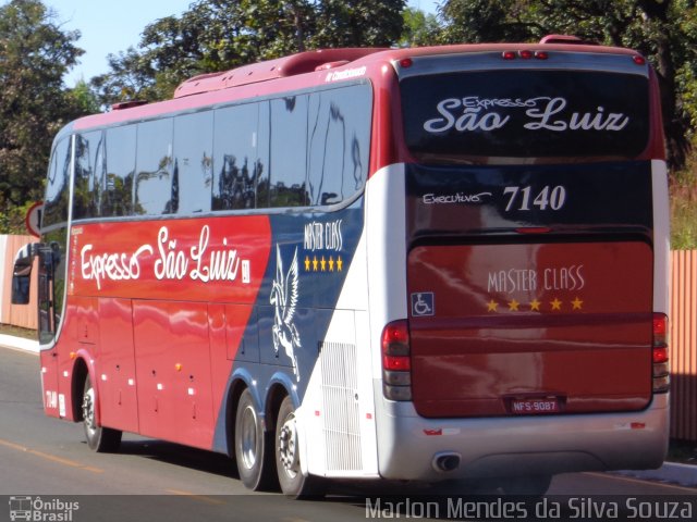 Expresso São Luiz 7140 na cidade de Brasília, Distrito Federal, Brasil, por Marlon Mendes da Silva Souza. Número da foto: #3319827.