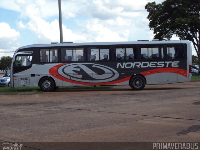 Expresso Nordeste 3884 na cidade de Cascavel, Paraná, Brasil, por Alexandre Rodrigo. ID da foto: 3320034.