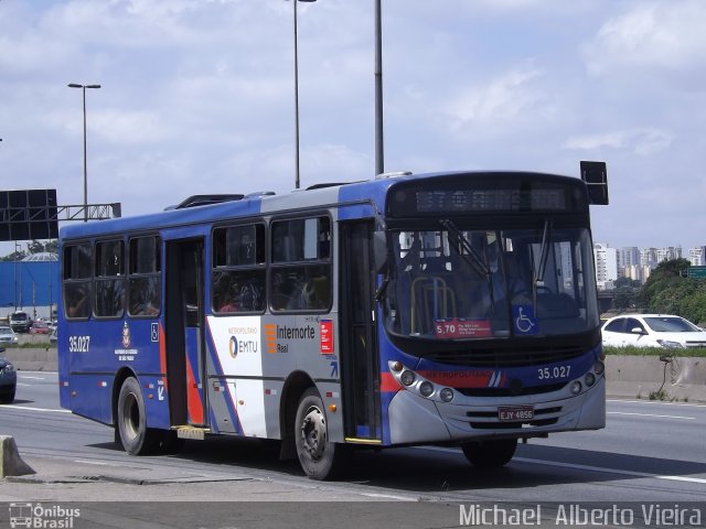 Real Transportes Metropolitanos 35.027 na cidade de São Paulo, São Paulo, Brasil, por Michael  Alberto Vieira. Número da foto: #3320831.