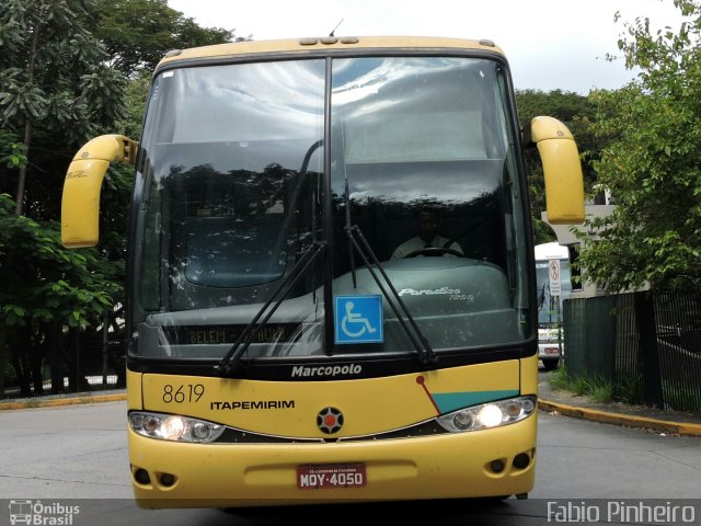 Viação Itapemirim 8619 na cidade de São Paulo, São Paulo, Brasil, por Fabio Pinheiro. Número da foto: #3320132.