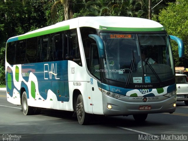 EVAL - Empresa de Viação Angrense 1031 na cidade de Angra dos Reis, Rio de Janeiro, Brasil, por Mateus Machado. Número da foto: #3256666.