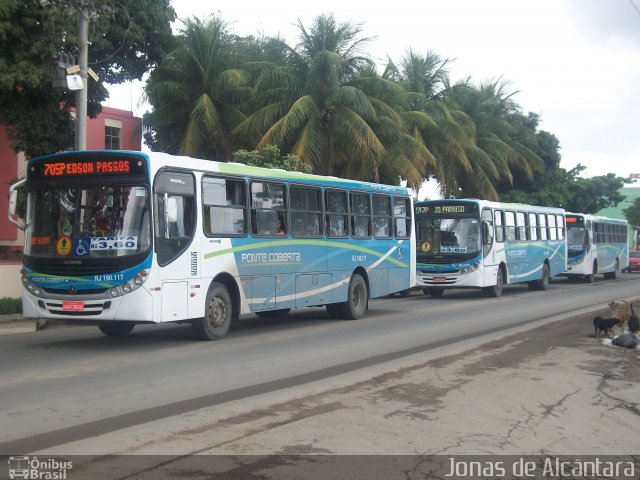 Viação Ponte Coberta RJ 190.117 na cidade de Nova Iguaçu, Rio de Janeiro, Brasil, por Jonas Alcantara. Número da foto: #3258885.