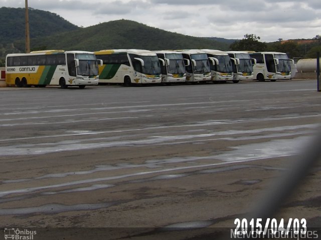 Empresa Gontijo de Transportes 12280 na cidade de Montes Claros, Minas Gerais, Brasil, por Neivon Rodrigues. ID da foto: 3257384.