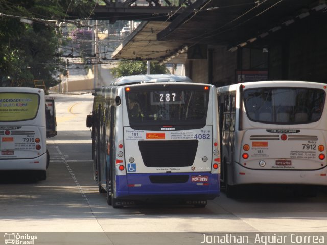 Metra - Sistema Metropolitano de Transporte 4082 na cidade de Diadema, São Paulo, Brasil, por Jonathan  Aguiar Correa. Número da foto: #3258636.