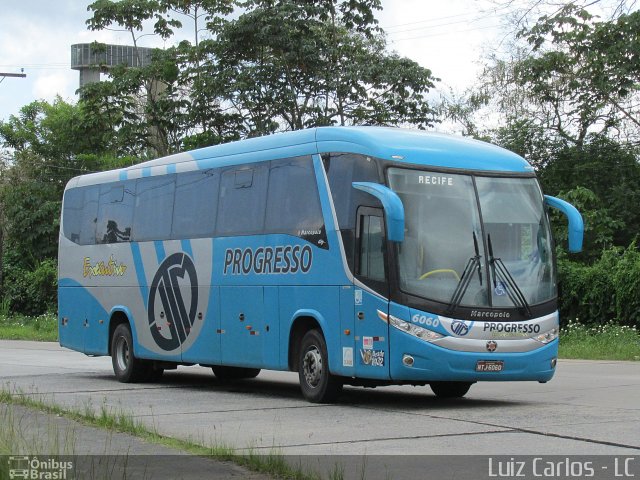 Auto Viação Progresso 6060 na cidade de Recife, Pernambuco, Brasil, por Luiz Carlos de Santana. ID da foto: 3257689.