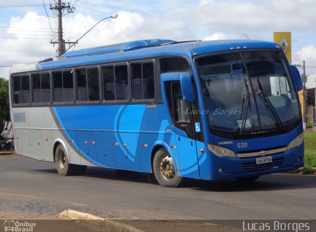 Vera Cruz Transporte e Turismo 030 na cidade de Araxá, Minas Gerais, Brasil, por Lucas Borges . ID da foto: 3256972.