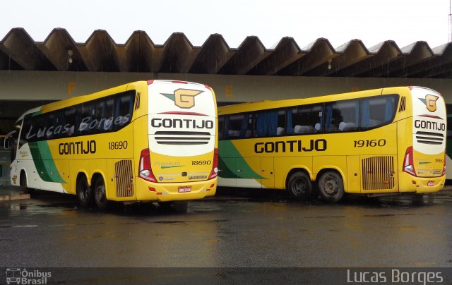 Empresa Gontijo de Transportes 18690 na cidade de Araxá, Minas Gerais, Brasil, por Lucas Borges . Número da foto: #3256962.