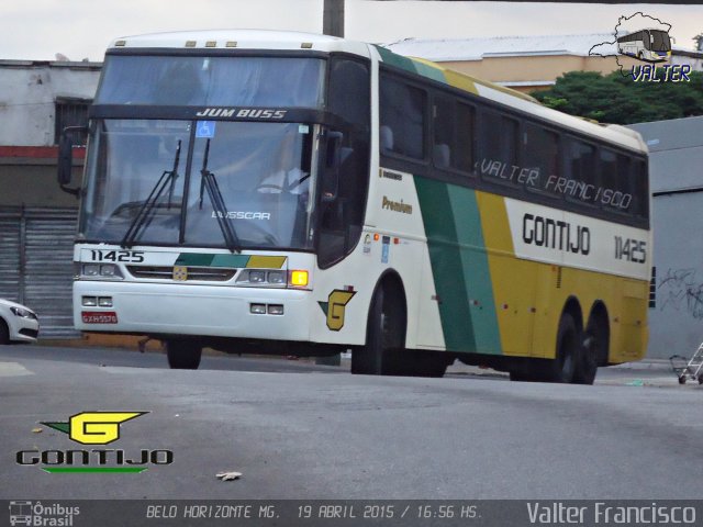 Empresa Gontijo de Transportes 11425 na cidade de Belo Horizonte, Minas Gerais, Brasil, por Valter Francisco. ID da foto: 3323731.