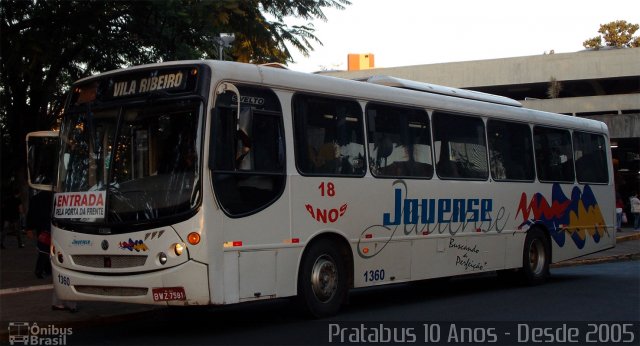 Auto Viação Jauense 1360 na cidade de Jaú, São Paulo, Brasil, por Cristiano Soares da Silva. Número da foto: #3324813.