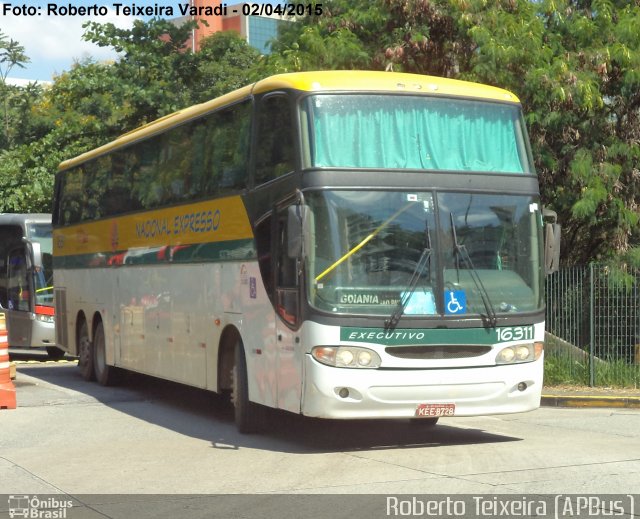 Nacional Expresso 16311 na cidade de São Paulo, São Paulo, Brasil, por Roberto Teixeira. ID da foto: 3324824.