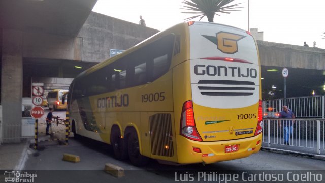 Empresa Gontijo de Transportes 19005 na cidade de Belo Horizonte, Minas Gerais, Brasil, por Luis Philippe Cardoso Coelho. Número da foto: #3324042.
