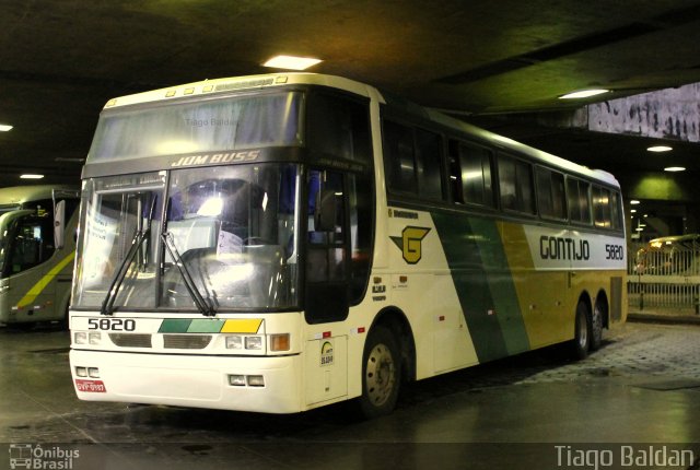 Empresa Gontijo de Transportes 5820 na cidade de Belo Horizonte, Minas Gerais, Brasil, por Tiago Baldan. ID da foto: 3324640.