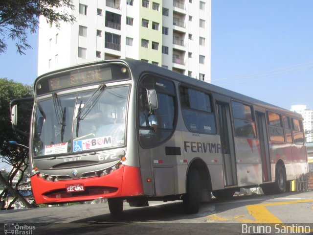 Viação Fervima 672 na cidade de Taboão da Serra, São Paulo, Brasil, por Bruno Santino. Número da foto: #3322872.