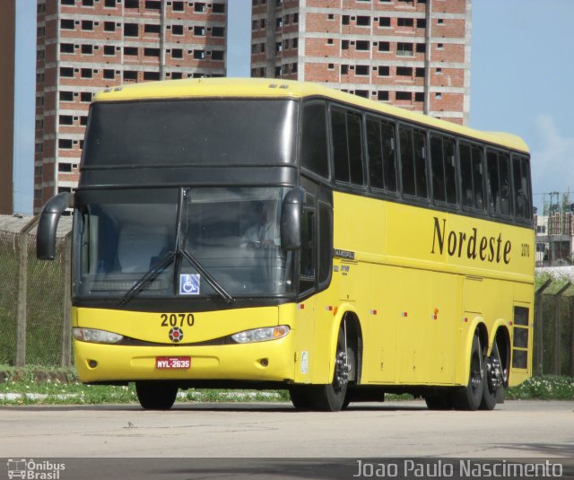 Viação Nordeste 2070 na cidade de Natal, Rio Grande do Norte, Brasil, por Joao Paulo Nascimento Silva. ID da foto: 3324453.