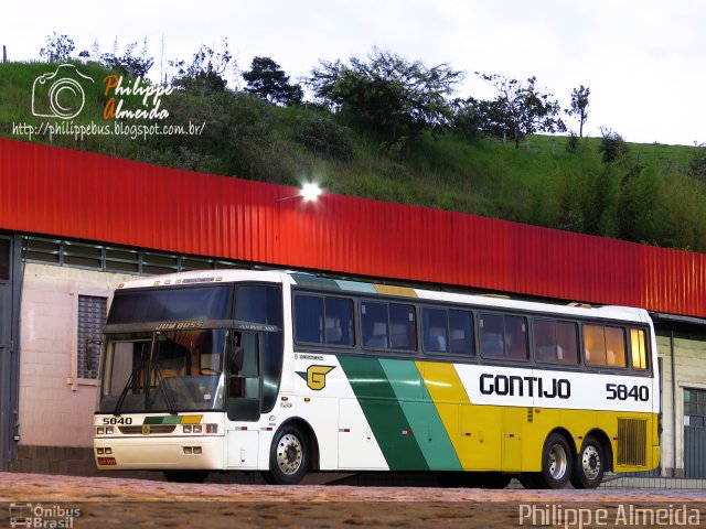 Empresa Gontijo de Transportes 5840 na cidade de João Monlevade, Minas Gerais, Brasil, por Philippe Almeida. ID da foto: 3260985.