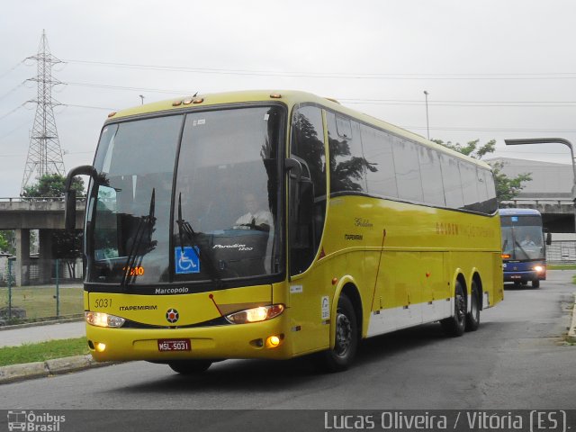 Viação Itapemirim 5031 na cidade de Vitória, Espírito Santo, Brasil, por Lucas Oliveira. Número da foto: #3259973.