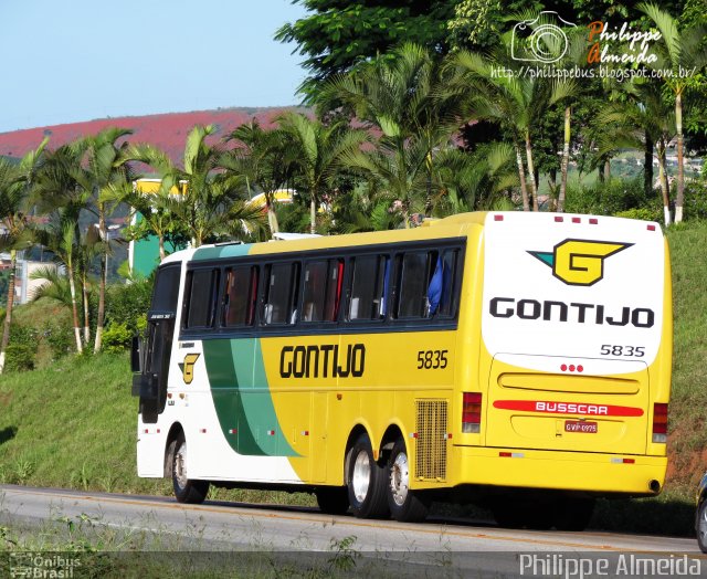 Empresa Gontijo de Transportes 5835 na cidade de João Monlevade, Minas Gerais, Brasil, por Philippe Almeida. Número da foto: #3260979.
