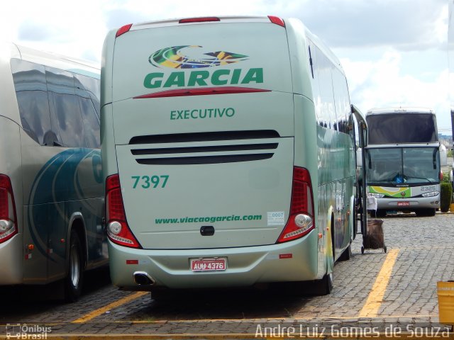 Viação Garcia 7397 na cidade de Londrina, Paraná, Brasil, por André Luiz Gomes de Souza. Número da foto: #3260698.