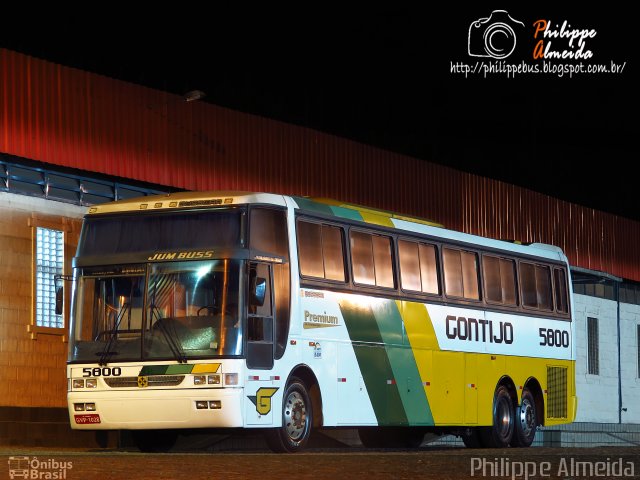 Empresa Gontijo de Transportes 5800 na cidade de João Monlevade, Minas Gerais, Brasil, por Philippe Almeida. ID da foto: 3260933.