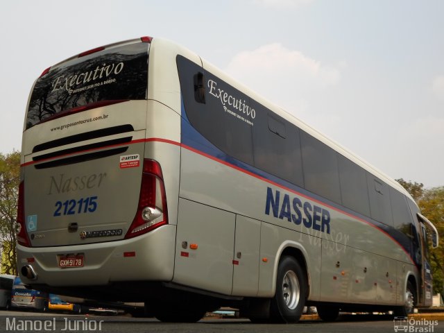 Viação Nasser 212115 na cidade de São Paulo, São Paulo, Brasil, por Manoel Junior. Número da foto: #3261467.