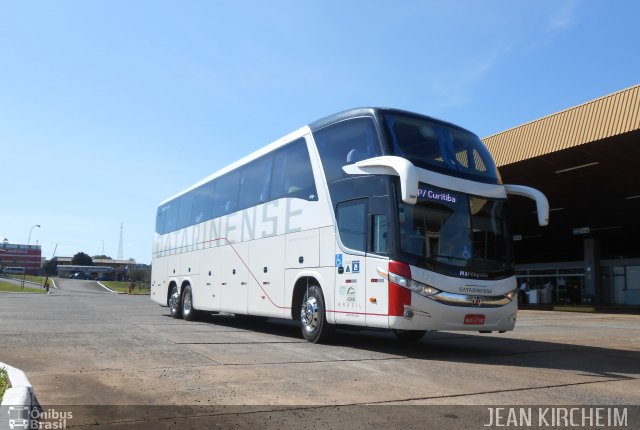 Auto Viação Catarinense 3375 na cidade de Foz do Iguaçu, Paraná, Brasil, por Carlos Kircheim. Número da foto: #3260319.