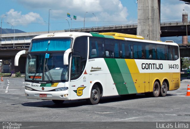 Empresa Gontijo de Transportes 14470 na cidade de Rio de Janeiro, Rio de Janeiro, Brasil, por Lucas Lima. ID da foto: 3262894.