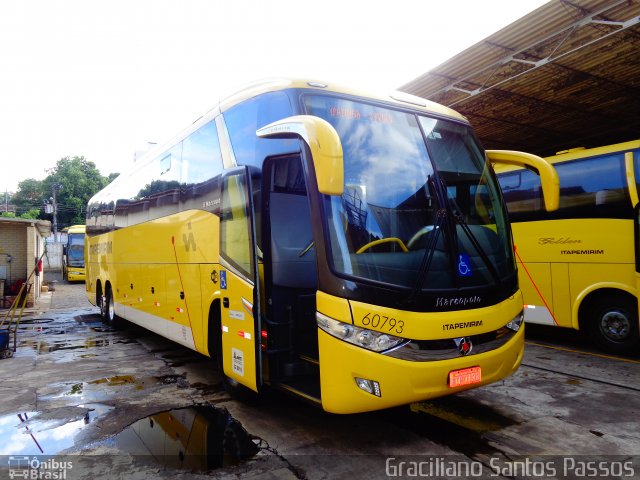 Viação Itapemirim 60793 na cidade de Ipatinga, Minas Gerais, Brasil, por Graciliano Santos Passos. Número da foto: #3263217.