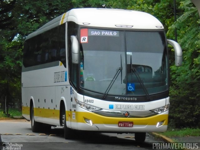 Empresa Cruz 49403 na cidade de São Paulo, São Paulo, Brasil, por Alexandre Rodrigo. ID da foto: 3262042.