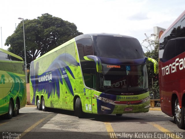 Viação Garcia 7917 na cidade de Sorocaba, São Paulo, Brasil, por Weslley Kelvin Batista. ID da foto: 3262635.