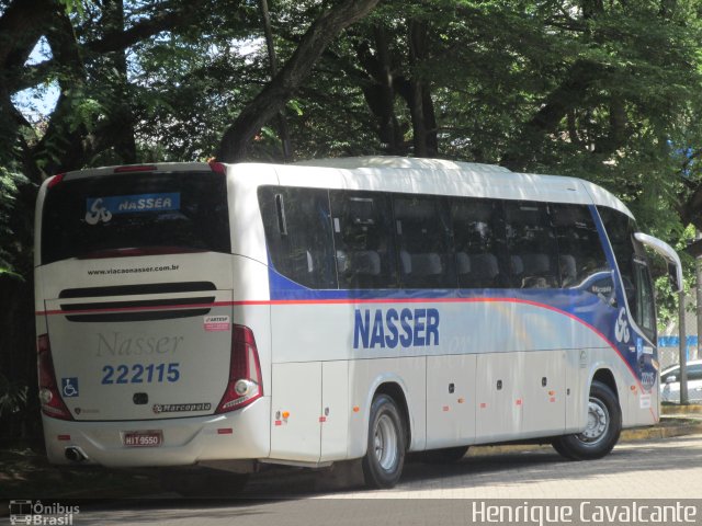 Viação Nasser 222115 na cidade de São Paulo, São Paulo, Brasil, por Henrique Cavalcante. ID da foto: 3263251.