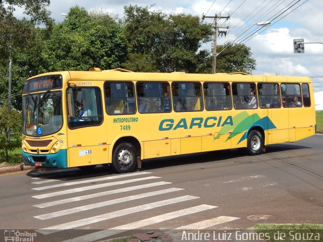 Viação Garcia 7489 na cidade de Londrina, Paraná, Brasil, por André Luiz Gomes de Souza. Número da foto: #3262939.