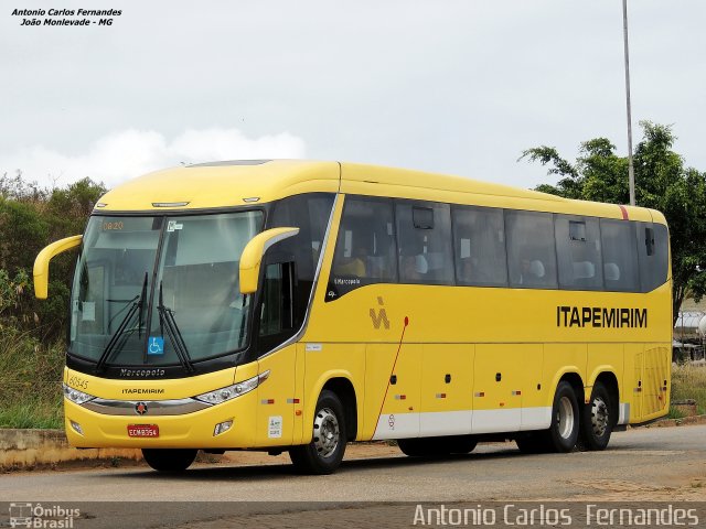 Viação Itapemirim 60545 na cidade de João Monlevade, Minas Gerais, Brasil, por Antonio Carlos Fernandes. ID da foto: 3262887.