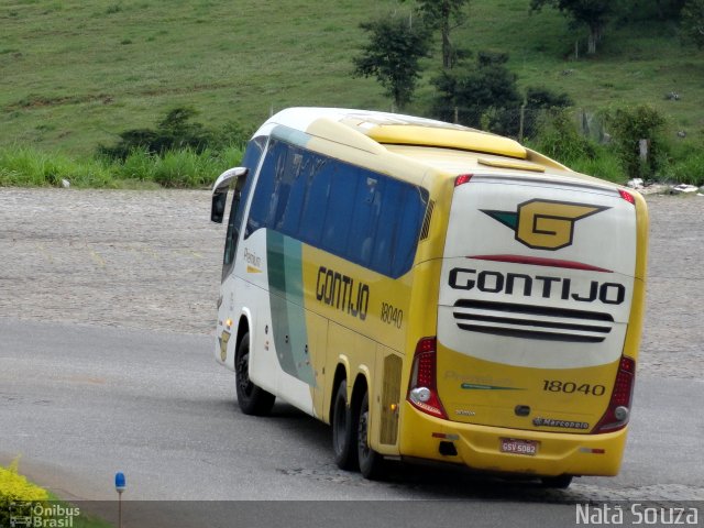 Empresa Gontijo de Transportes 18040 na cidade de João Monlevade, Minas Gerais, Brasil, por Natã  Souza. Número da foto: #3266014.