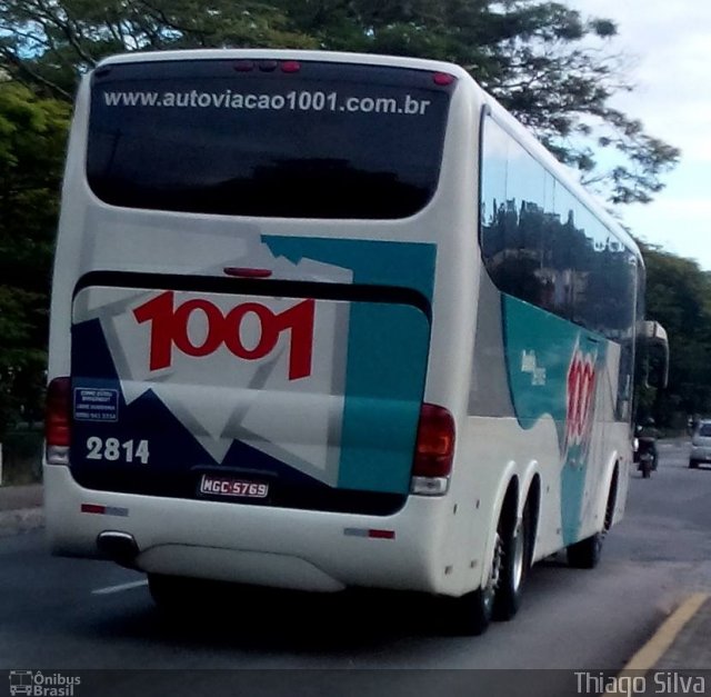 Auto Viação 1001 2814 na cidade de Nova Friburgo, Rio de Janeiro, Brasil, por Thiago Silva. ID da foto: 3263840.