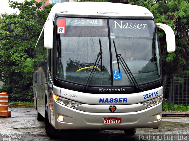 Viação Nasser 226115 na cidade de São Paulo, São Paulo, Brasil, por Rodrigo Coimbra. Número da foto: #3265711.
