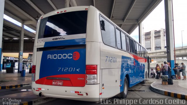 Viação Riodoce 71201 na cidade de Rio de Janeiro, Rio de Janeiro, Brasil, por Luis Philippe Cardoso Coelho. Número da foto: #3265306.